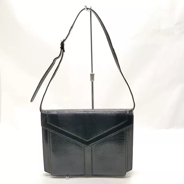 Yves Saint Laurent Shoulder Bag  Black Leather 1054143