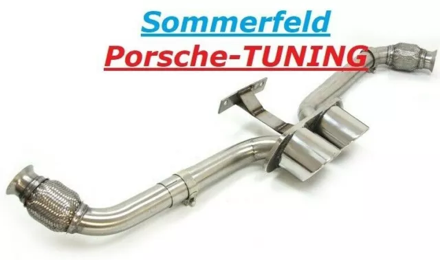 Porsche Carrera 997 + S MK1 GT3 Optik Auspuff Rohre Style GT3 exhaust Muffler