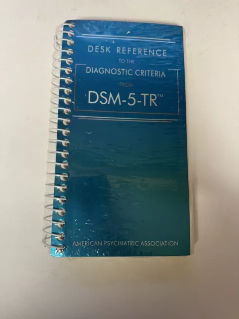 Desk Reference to the Diagnostic Criteria from DSM-5-TR Spiral Bound New