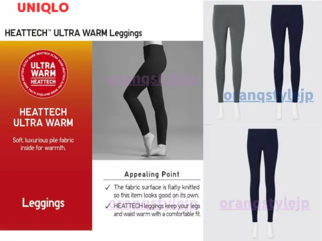 UNIQLO 2019 WOMEN HEATTECH Leggings 10/10 Length Best Buy From Japan New  418329 £15.00 - PicClick UK