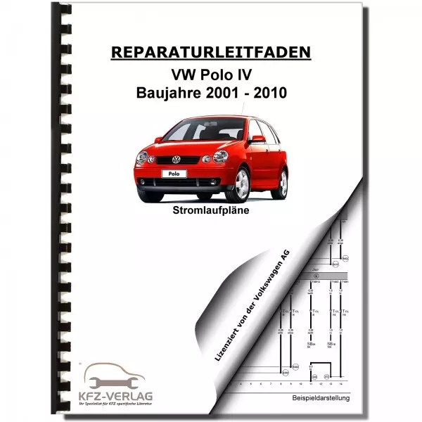 VW POLO 4, type 9N (01-10) schéma schéma électrique plans EUR 67,90 -  PicClick FR