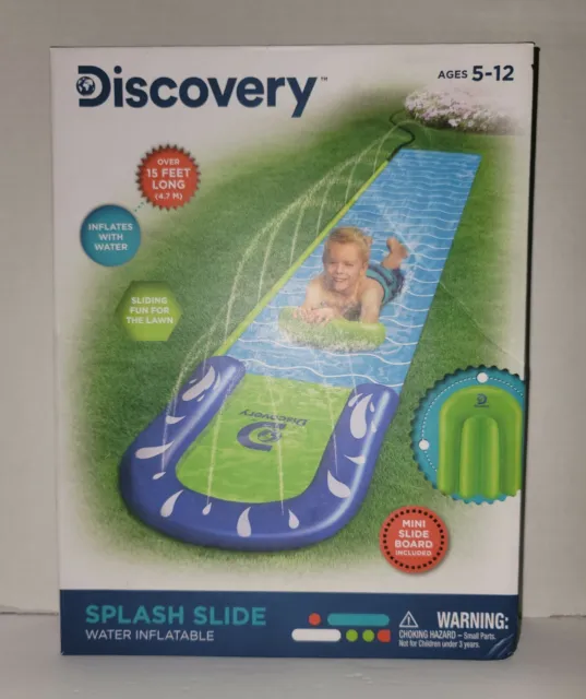 Water Slide Inflatable Discovery Kids Outdoor NEW