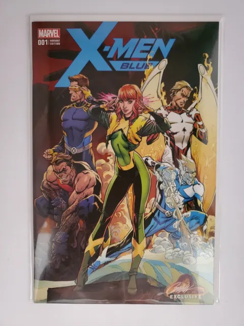 X-Men Blue #1 (Nm) J. Scott Campbell Exclusive Variant Cover