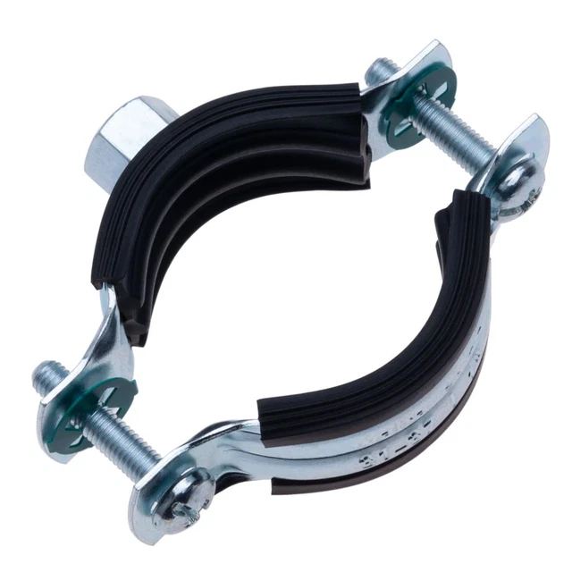 Morsetto Per Tubi Molyrrd In PE 50 Mm X 1/2 Pollice – Anello Rinforzato, Nero - 4