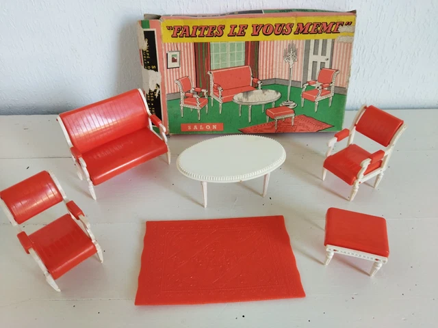 SITAPLEX France Autobus Rapid-Cars friction plastique 26 cm