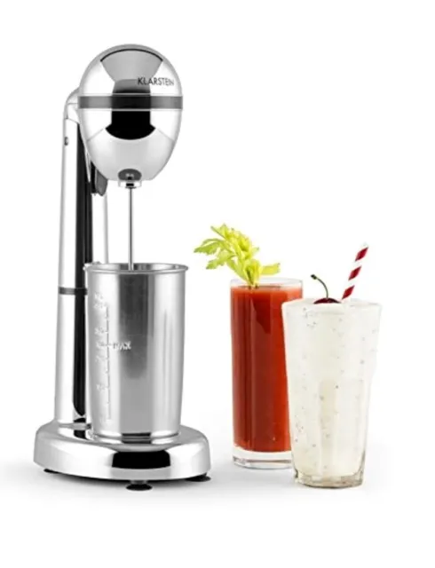 Robot Mixeur Blender Boisson Coktail Café Mousseur Lait Acier 450 ml 100 W Neuf 2