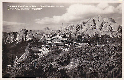 Foto Cartolina 1949 Rifugio Faloria CORTINA 