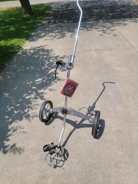 Vintage golf push cart deals