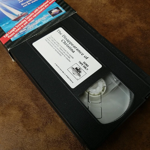 The Disappearance Of Christina Vhs 1994 Mca Promo Screener John
