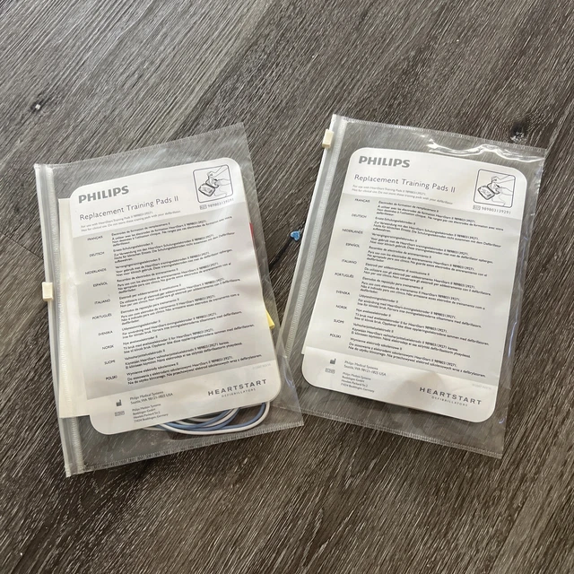 Philips Aed Training HeartStart Replecement Training Pads II lot of 2