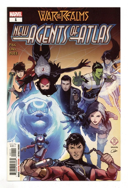 War of the Realms New Agents of Atlas 1A Tan VF+ 8.5 2019