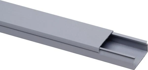 1M PVC Kabelkanal selbstklebend Kabel-Leiste Sockel Wand Fußbodenkanal