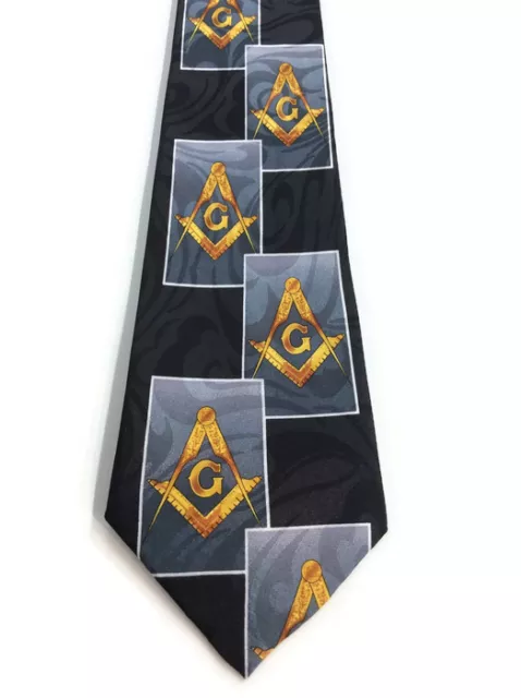 Masonic Square & Compass Religious neck tie