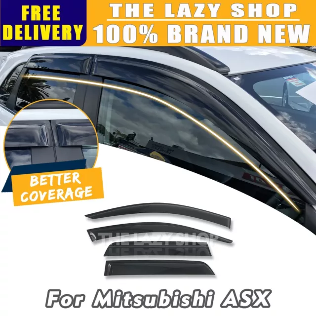 Weather shields Weathershields for Mitsubishi ASX 2010+ Sun Visors