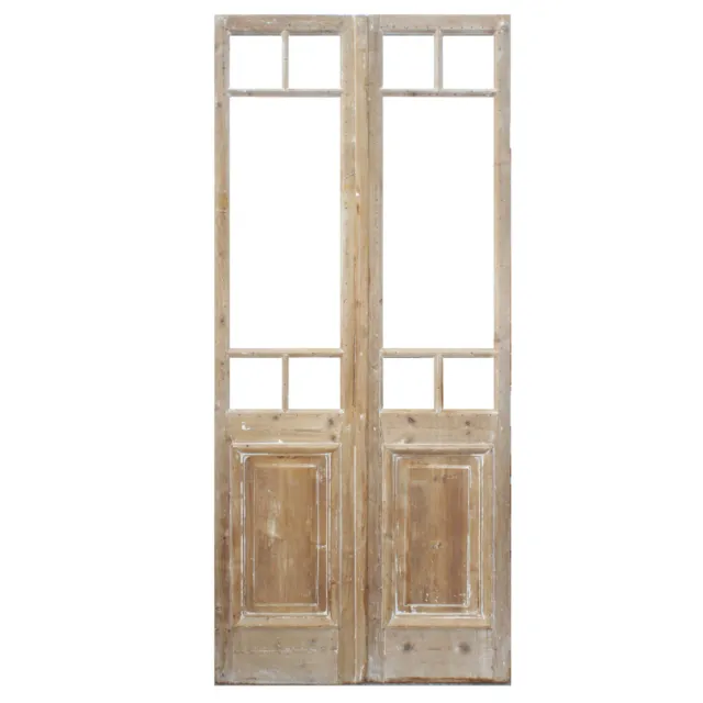 Pair of Antique 43" French Double Doors, NED2052