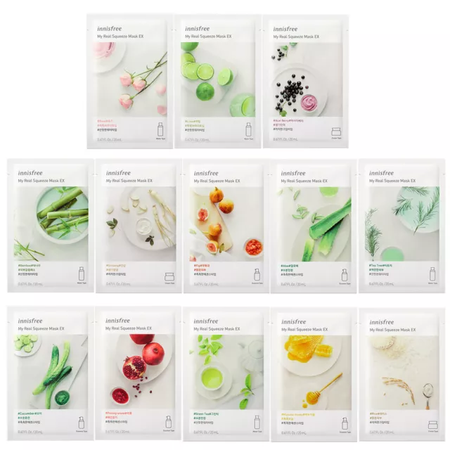 Innisfree My Real Squeeze Mask Ex 20ml x 3pcs