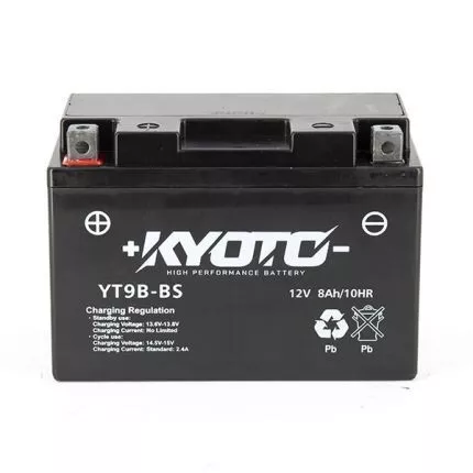 Batterie YT9B-4 / YT9B-BS SLA Gel Prete à l'emploi Kyoto