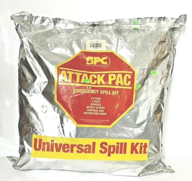 SPC Attack Pac Universal Emergency Spill Kit - New Old Stock