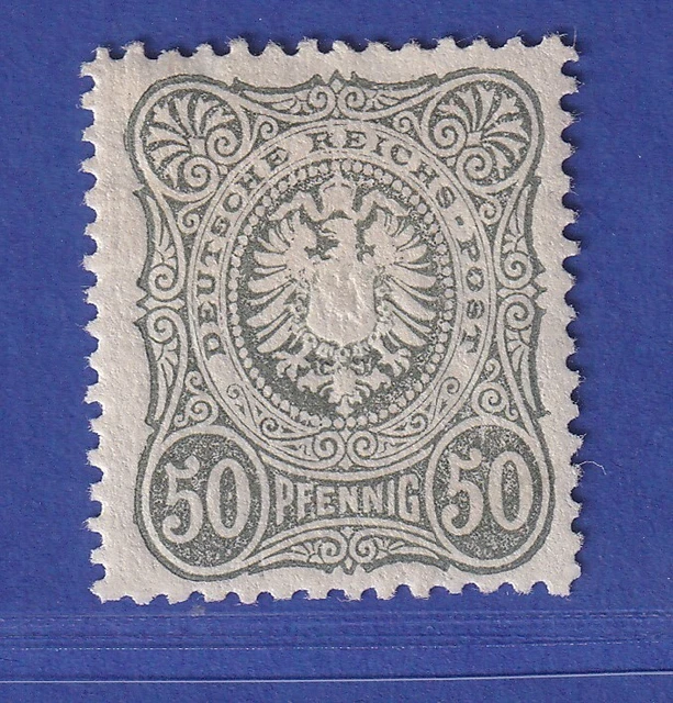 Deutsches Reich 50 Pfennig Mi.-Nr. 44 I a ungebraucht * gepr. ZENKER BPP