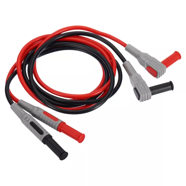 Multimeter Test Lead, 1000V/15A 4mm Banana Plug Male to Male, Black Red