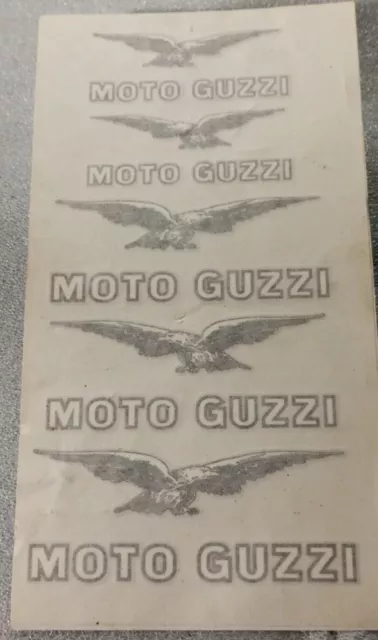 Serie adesivi Moto Guzzi Stornello Lodola (bianche)