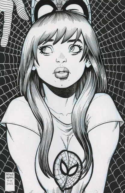 Amazing Spider-Man #26 Adams Mary Jane B&W Virgin Exclusive Kamala Khan Key