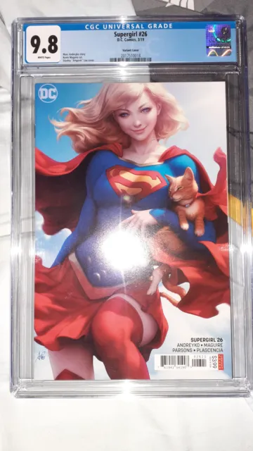 Supergirl #26 CGC 9.8 (2019) - Variant Cover