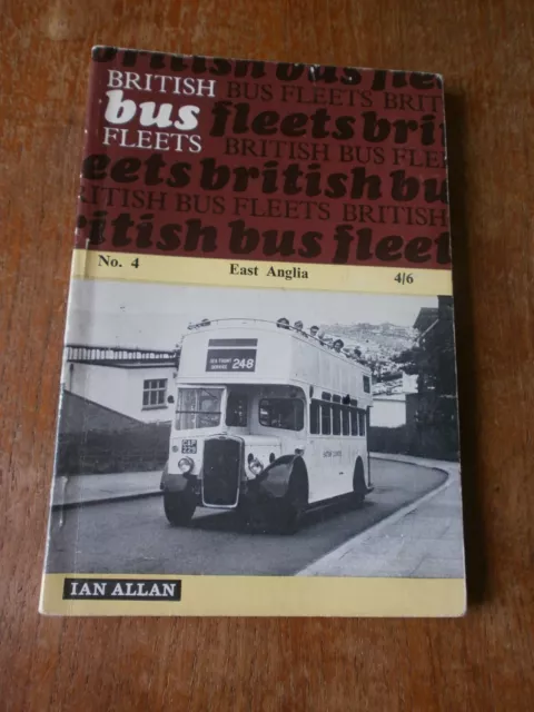 Ian Allan ABC-East Anglia Operators Buses & Coaches Fleet List Book 1967