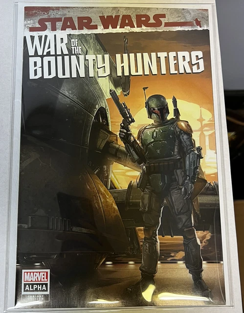 Star Wars War Of The Bounty Hunters Alpha 1 Clayton Crain Trade Variant Nm