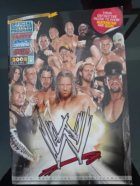 Programme Souvenir WWE RAW/SmackDown 2005 – Catch, Très Bon état