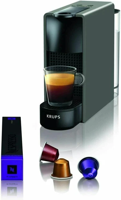 Machine Café nespresso Krups Essence Mini Capsules Expresso Cafetière Gris