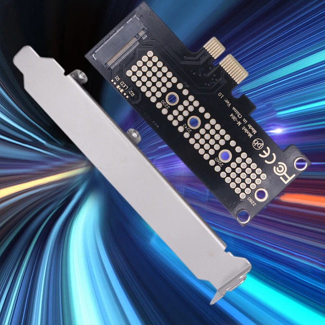 Nvme Pic Riser M.2 NGFF HARD Disk Converters Black NVMe PCIE SSD Risers for 2230-2280 ...