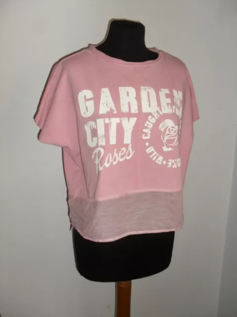 TOP MAGLIETTA T SHIRT Bambina In Jeans 7 8 Anni Piazza Italia EUR