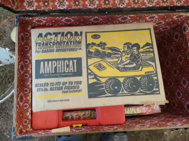Vintage Irwin GI Joe Space:1999 ATV Amphicat Toy  box Clean
