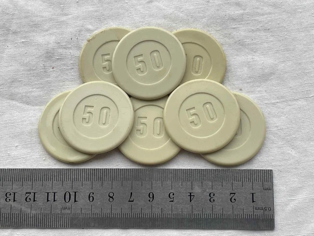 Casino - 74 CHAMONIX JETON DE CASINO CHIPS TOKENS COINS en l'État sur