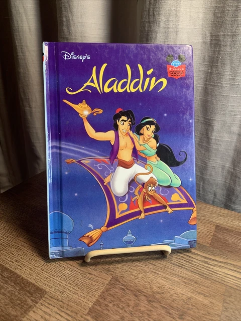 Aladdin Walt Disneys Childrens Book Vintage 1993 Wonderful World of Reading
