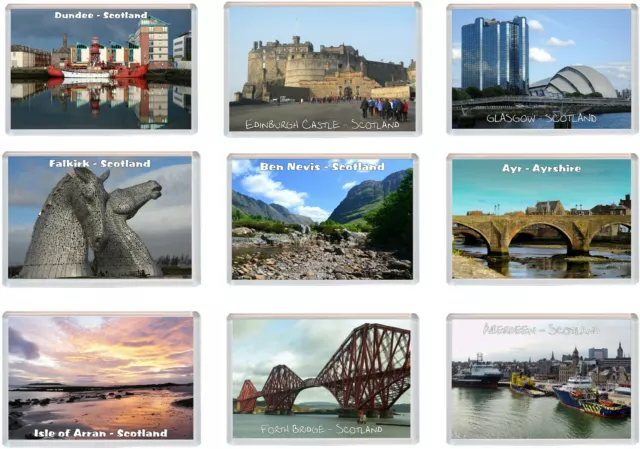 Various Scotland (A-I) - 96 x 67mm Jumbo Fridge Magnet - Present Gift Souvenir