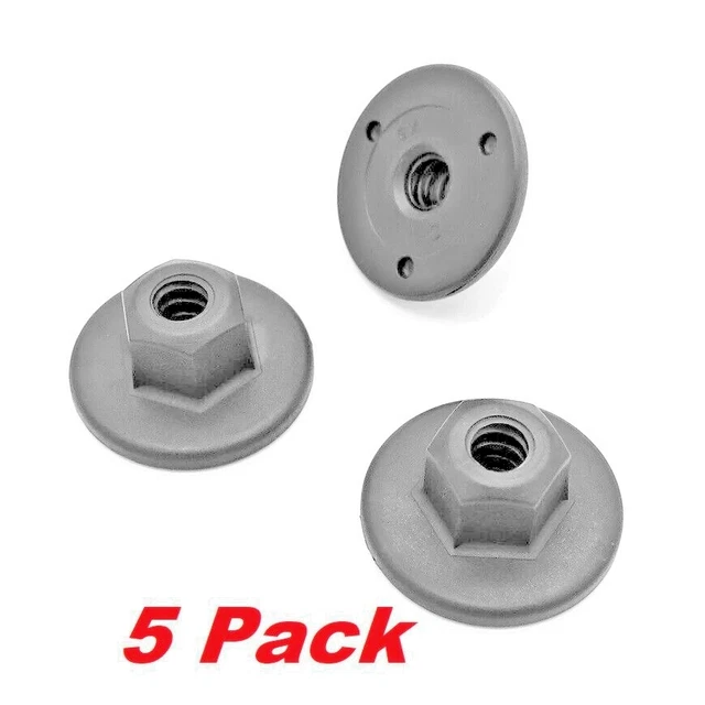 BMW 10mm Hex-Head Plastc Self-Threadng Flange Nut 5mm 07147221224 New Genune | eBay