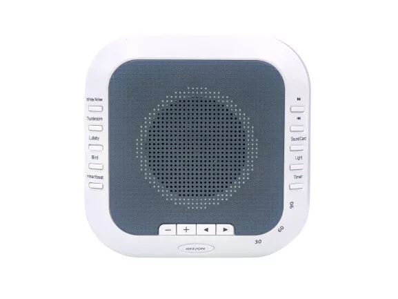 Sound Machine White Noise Sleep Machine with Timer Setting, LED Night Light, ...