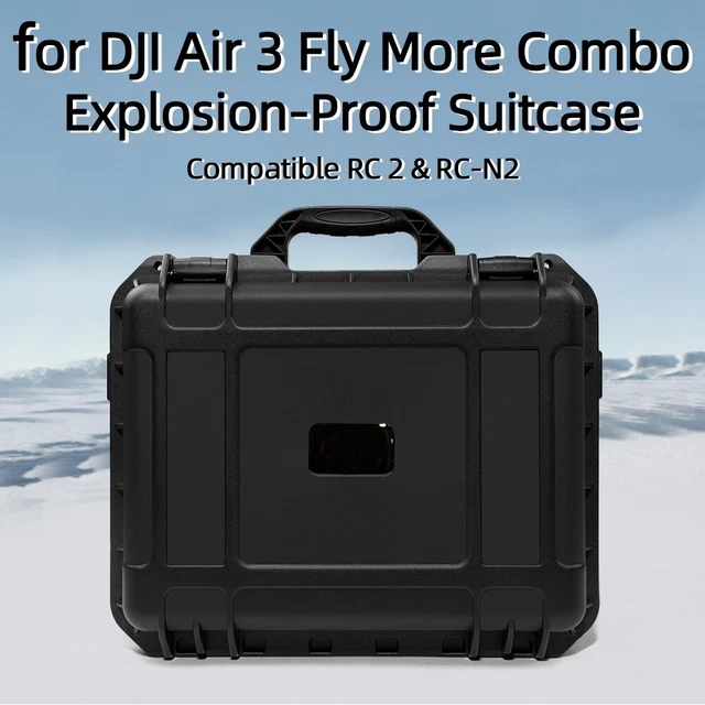 Boîte antidéflagrante pour Drone DJI Air 3 avec RC 2/RC N2 Valise de transport