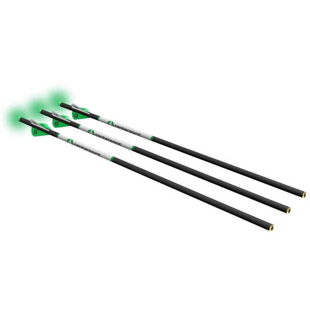 Centerpoint Premium .003 20" 400 Carbon Grn LED Half Moon Lighted 3pk AXCCA203PK