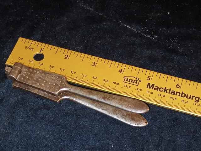 Vintage silverplate nut cracker