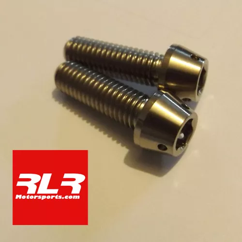 Titanium fork clamp bolt set (yokes) Kawasaki ZX6R 636 2009-17 (drilled head) 3