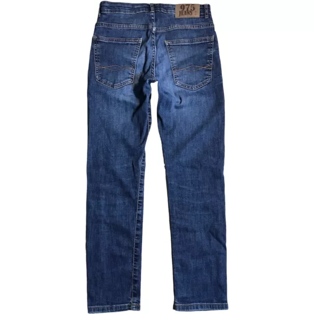 Zara 925 Jeans Girls Tag 10 X 26 Inseam Dark Blue Denim Skinny Adjustable Waist