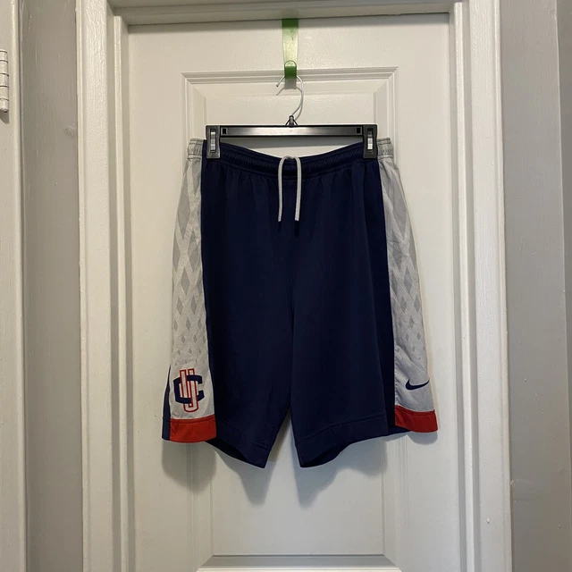 Vtg Authentic Nike UConn Huskies Basketball Game Shorts sz Large NCAA Final Four Vtg Authentic Nike UConn Huskies Basketball Game Shorts sz Large NCAA Final Four