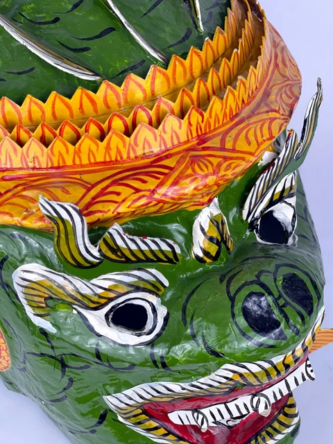 Masque heaume theatre traditionel Khmer Lakhon Khol Cambodge Asie du Sud Est