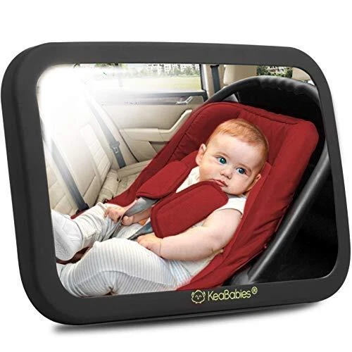 Regular Shatterproof Baby Car Mirror - Safety Car Seat Mirror for Rear Facing