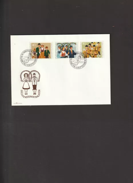 Liechtenstein-FDC-Mi. Nr.  754 - 756 " Liechtensteiner Trachten "  XXX