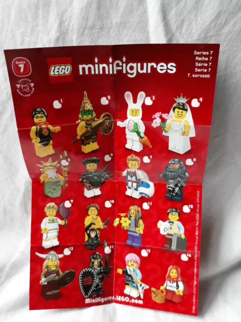 LEGO MINIFIGURES SERIES 7 8831 Info Sheet Figure Guide