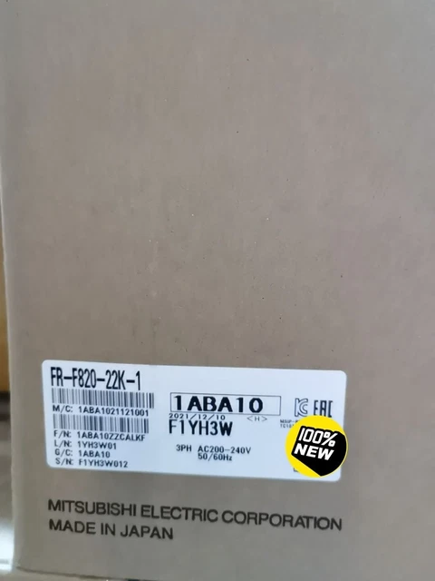 New Mitsubishi Fr-F820-22K-1 Inverter Frf82022K1 Expedited Shipping /